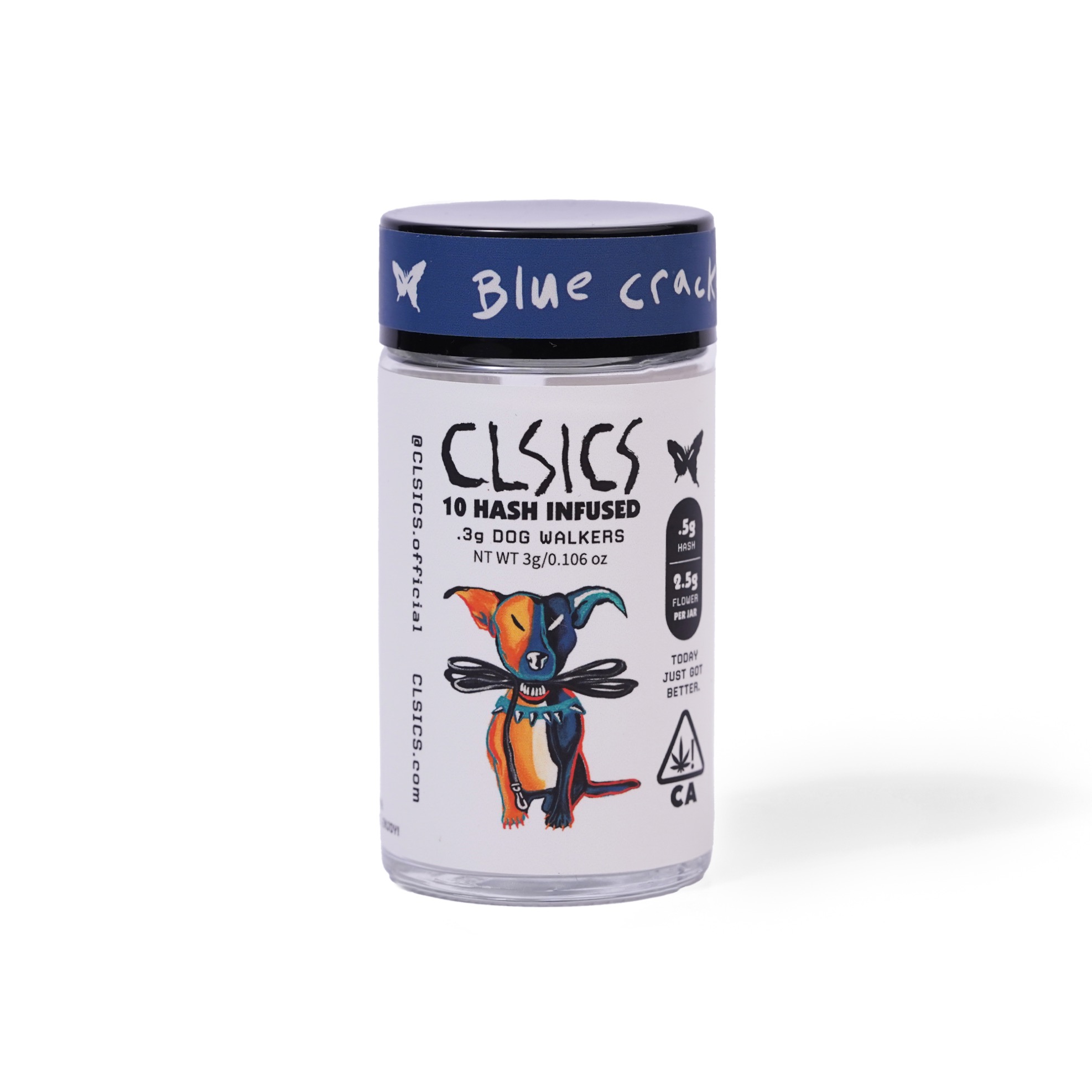 A photograph of CLSICS Hash Preroll 10pk Sativa Blue Crack
