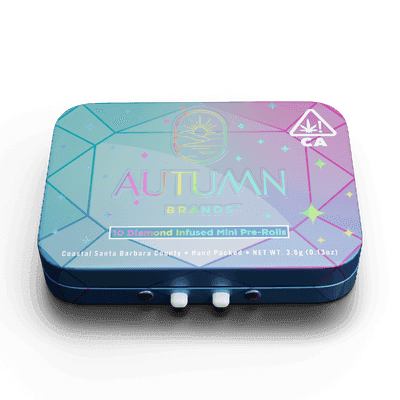 Autumn Brands Diamond Infused Mini Preroll 10pk Indica Dead Dance 10ct