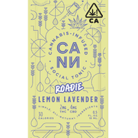 A photograph of CANN Roadies Lemon Lavender 8pk