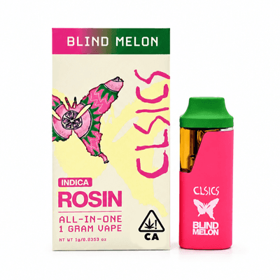 CLSICS Live Rosin All-In-One Cartridge 1g Indica Blind Melon