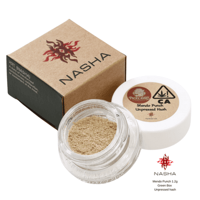 Nasha Green Unpressed 1.2g Hybrid Mendo Punch