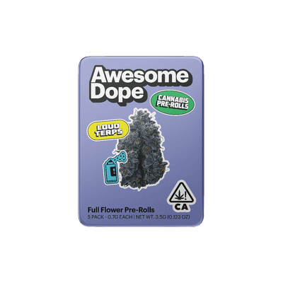 Awesome Dope Preroll 5pk Indica Black Magic
