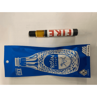 Arcata Fire T1 100% Live Rosin All-In-One Vape 1g Indica Papaya