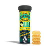 A photograph of Lost Farm Gummies Yuzu Fizz 100mg Sour Dream Rosin