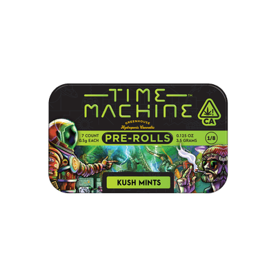 Time Machine Preroll 7pk Hybrid Kush Mints