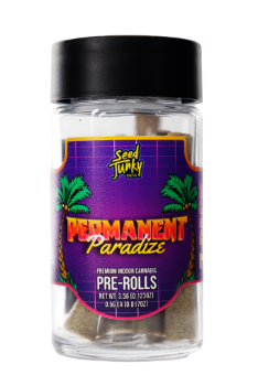 A photograph of Seed Junky Prerolls 3.5g Permanent Paradize (H) - 7ct