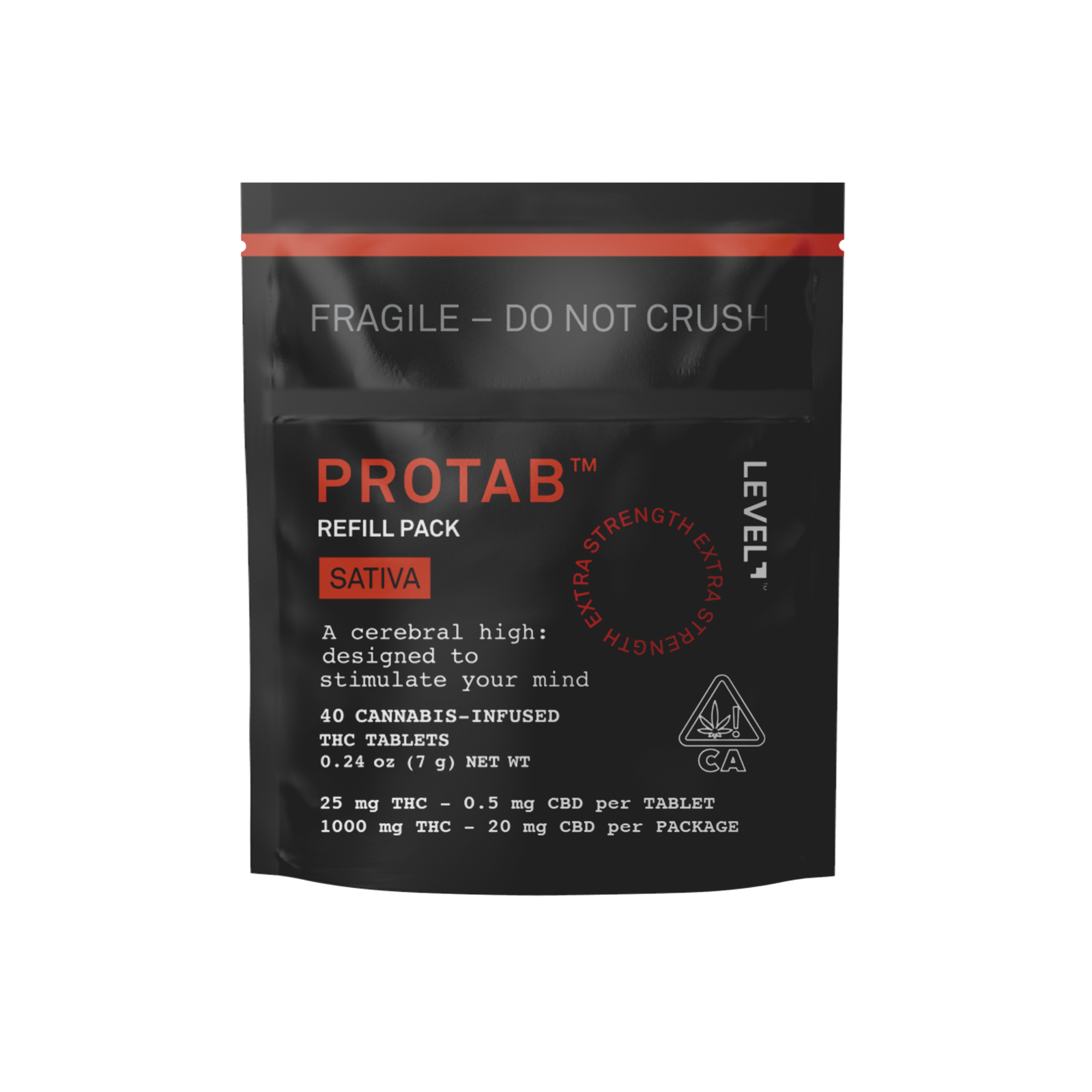 A photograph of Level Protab Refill Pack Sativa