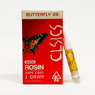CLSICS Live Rosin Cartridge 1g Sativa Butterfly OG