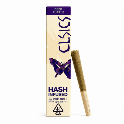 CLSICS Hash Preroll 1g Indica Deep Purple