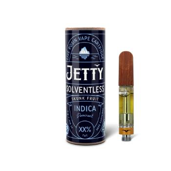 A photograph of Jetty Cartridge 0.5g Solventless Skunk Fruit