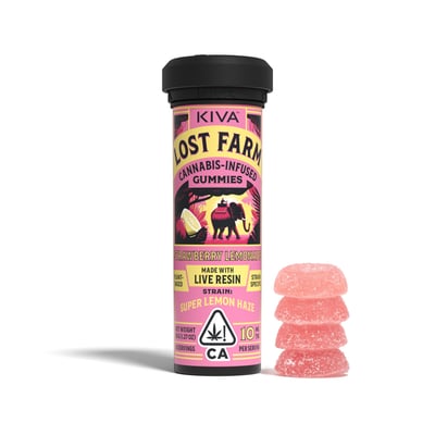 Lost Farm Gummies Strawberry Lemonade Super Lemon Haze