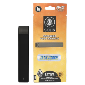 A photograph of Solis All-in-One Vape 1g Sativa Jack Herer