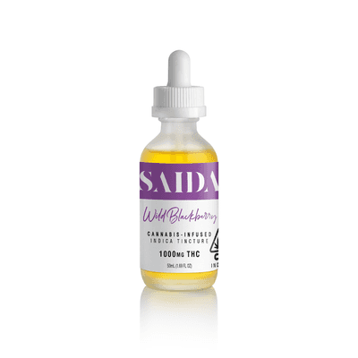 Saida Tincture 1000mg Indica Wild Blackberry