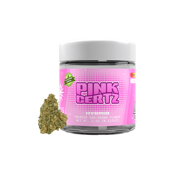 A photograph of Solis Flower 3.5g Hybrid Pink Certz 16ct