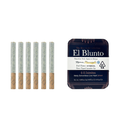 El Blunto FlavorCore Hash Jointito .5g Hybrid Roma Pineapple 6pk 3g 16ct