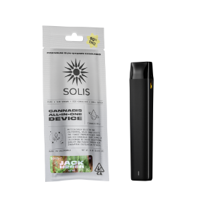 A photograph of Solis All-in-One Vape 1g Sativa Jack Herer