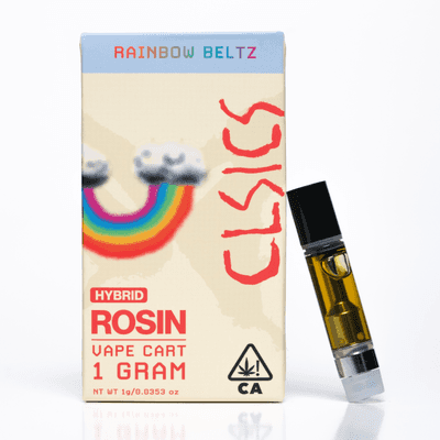 CLSICS Live Rosin Cartridge 1g Hybrid Rainbow Beltz