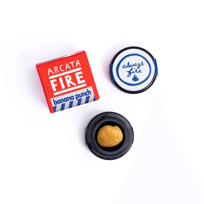 Arcata Fire T1 100% Live Rosin Cold Cure Concentrate 1g Indica Banana Punch