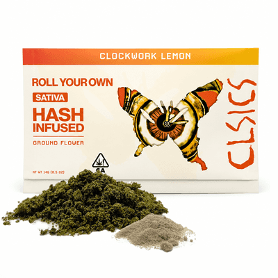 CLSICS Hash Infused Roll Your Own 14g Sativa Clockwork Lemon