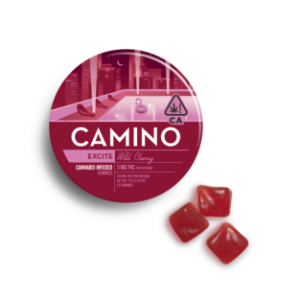 A photograph of Camino Gummies Wild Cherry CBC CBG 5:5:5 (100mg/20ct)