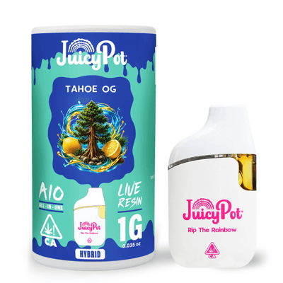 JuicyPot Live Resin All-In-One 1g Hybrid Tahoe OG