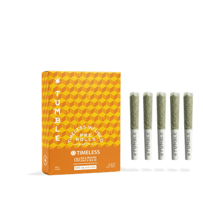 Timeless Tumble Travelers Preroll Energy Maui Wowie 5-pack 2.5g