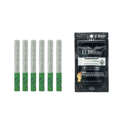 El Blunto FlavorCore Diamond Jointito .5g Hybrid Kohinoor Mint 6pk 3g 16ct