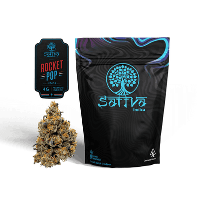 Sattva Cannabis Flower 4g Indica Rocket Pop