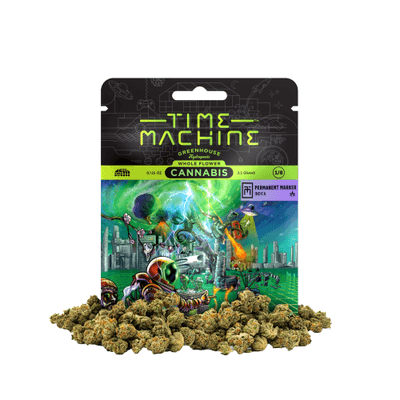 Time Machine Flower 3.5g Indica Permanent Marker 16ct