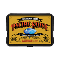 A photograph of Pacific Stone Diamond Infused Prerolls 0.5g Sativa Blue Dream 7-Pack 3.5g