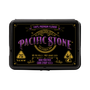 A photograph of Pacific Stone Preroll 0.5g Indica High Fructose Corn Syrup 14-Pack 7.0g