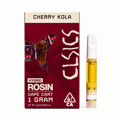 CLSICS Live Rosin Cartridge 1g Hybrid Cherry Kola