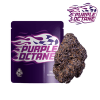 A photograph of Seed Junky Flower 3.5g Indica Purple Octane