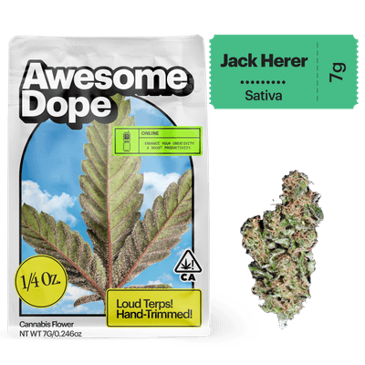 Awesome Dope Flower 7g Sativa Jack Herer