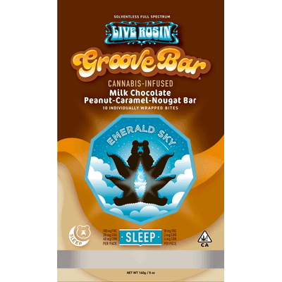 Emerald Sky Live Rosin GrooveBar 10ct 100mg Sleep