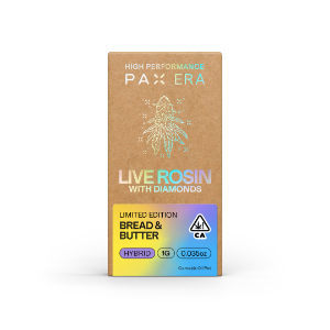 A photograph of PAX Live Rosin Pod 1g Hybrid Bread & Butter