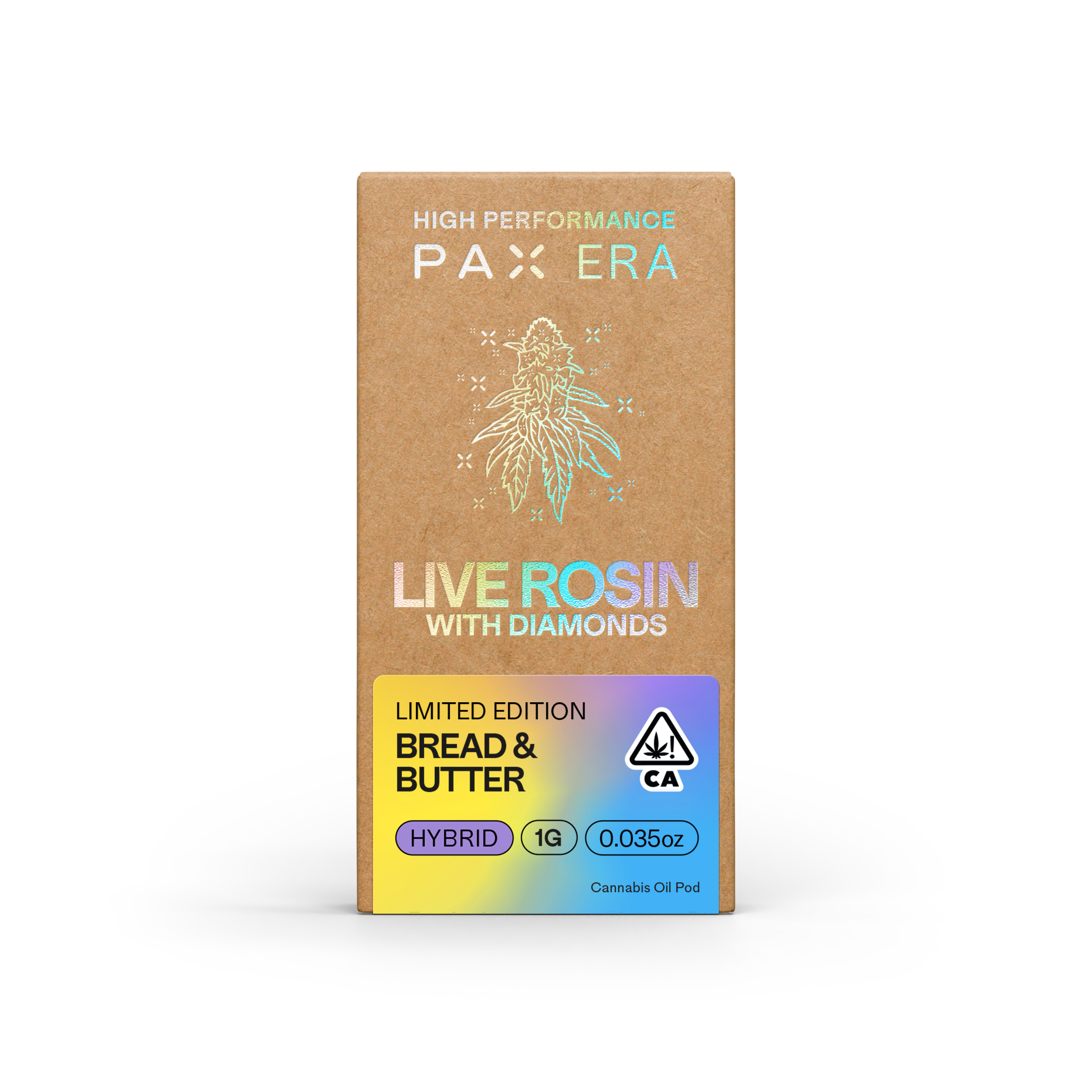 A photograph of PAX Live Rosin Pod 1g Hybrid Bread & Butter