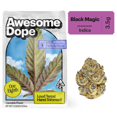 Awesome Dope Flower 3.5g Indica Black Magic