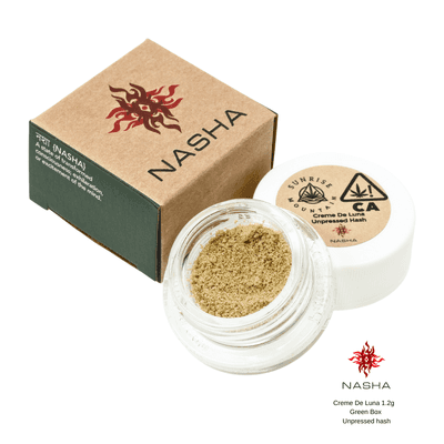 Nasha Green Unpressed 1.2g Hybrid Creme De Luna