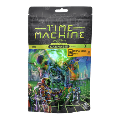 Time Machine Flower 28g Sativa Purple Tangie 4ct
