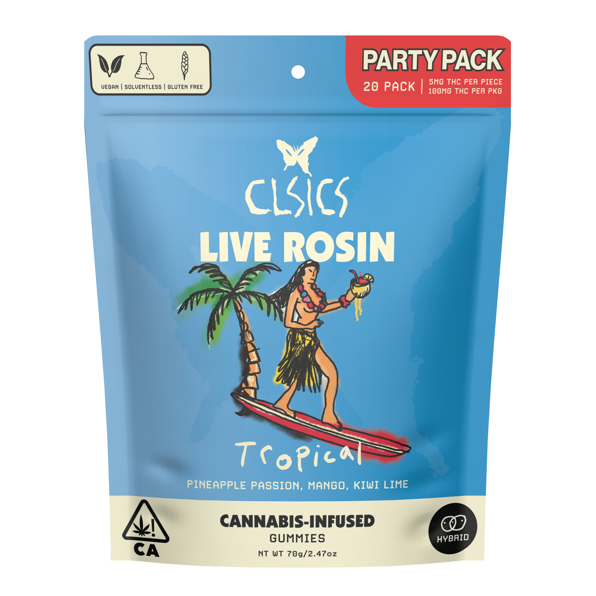 CLSICS Live Rosin Gummies Hybrid Tropical 20 Piece Kiva Customer Portal   E74e309cf9d93571d1f3646d98e6cfce 