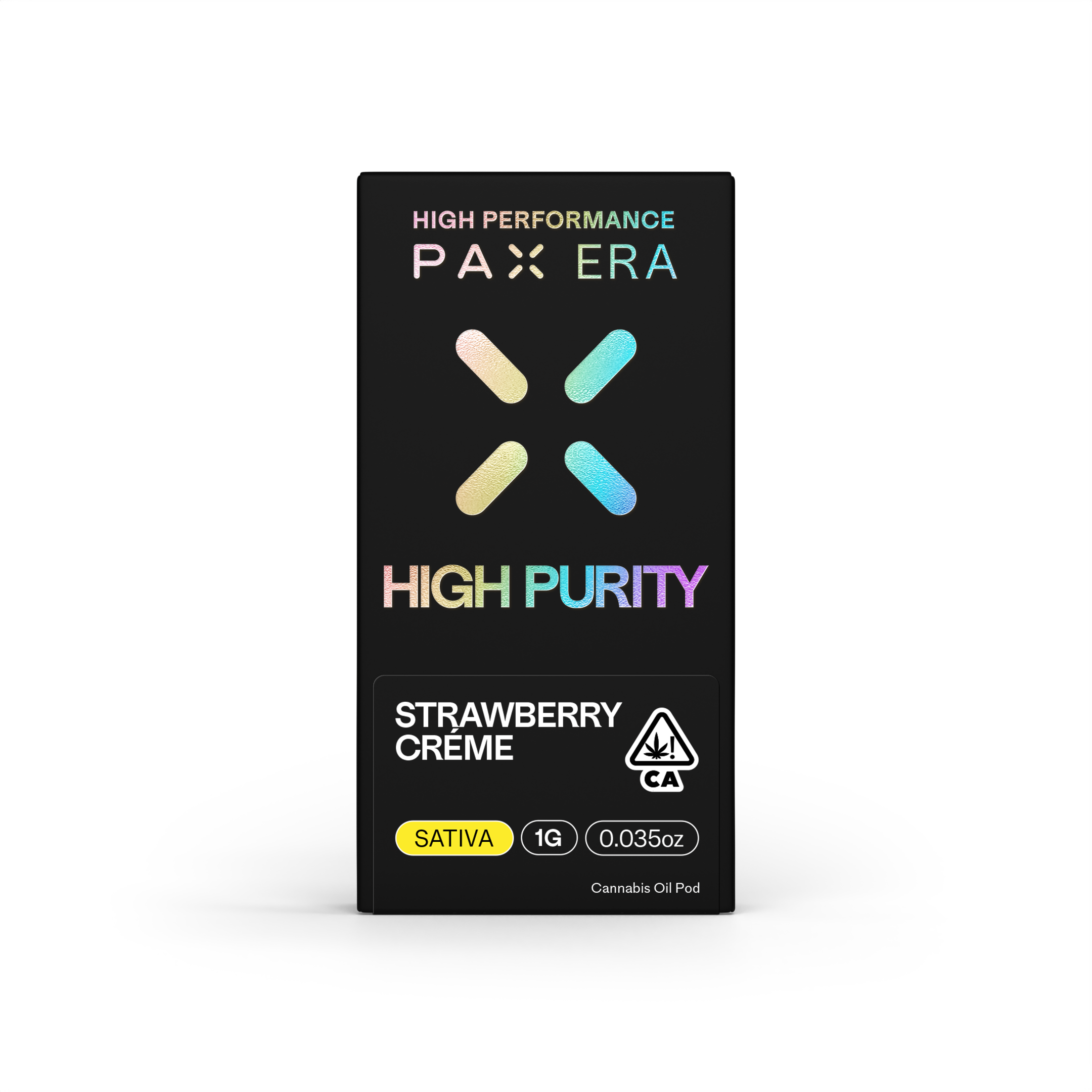 A photograph of PAX High Purity THC Pod 1g Sativa Strawberry Creme