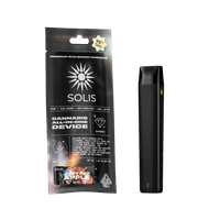 A photograph of Solis Diamond Enhanced All-In-One 1g Sativa Juicy Red Apple