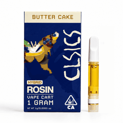 CLSICS Live Rosin Cartridge 1g Hybrid Butter Cake