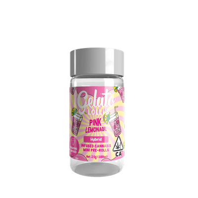 Gelato Lolli's 5pk Infused Mini Preroll .6g Sativa Pink Lemonade