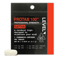 A photograph of Level Protab 100 Sativa 1-Piece