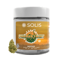 A photograph of Solis Flower 28g Sativa Durban Fruit