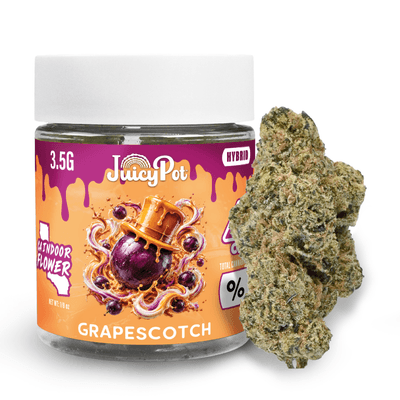 JuicyPot Flower 3.5g Hybrid Grapescotch