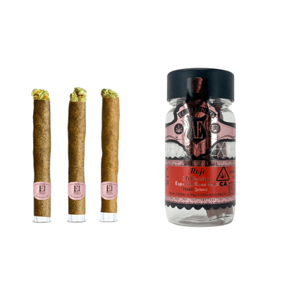 El Blunto Especial Rose Gold Hash Bluntito .85g Hybrid Rojo 3pk 2.55g