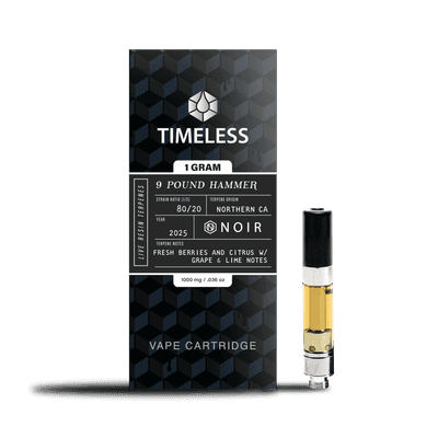 Timeless Cartridge (NOIR) 1g 9 Pound Hammer